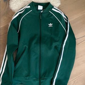 Adidas green jacket size xs never worn